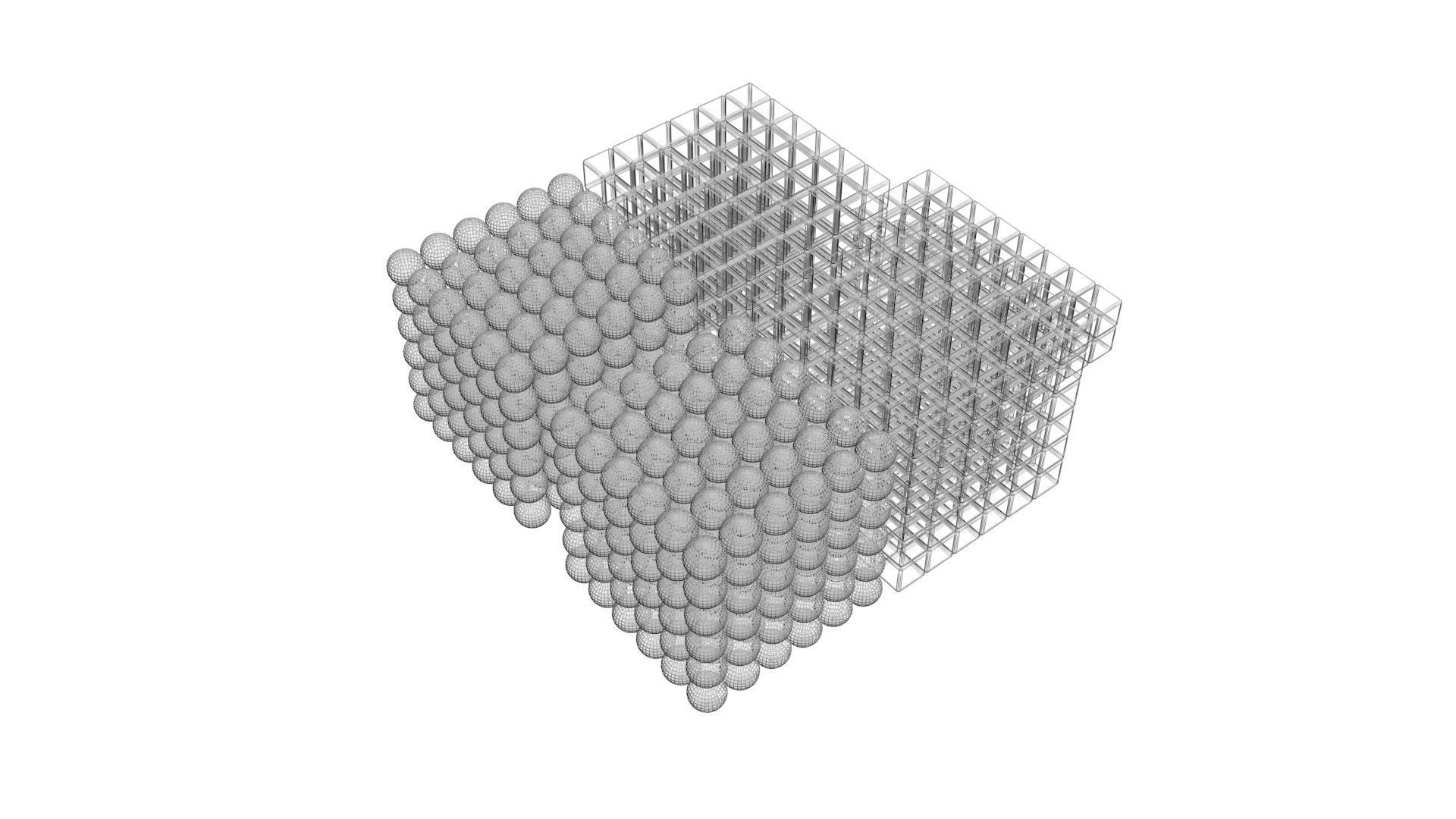 3D Print Ready Magnetic Balls and Cubes For Children As Toy 3D print model_10