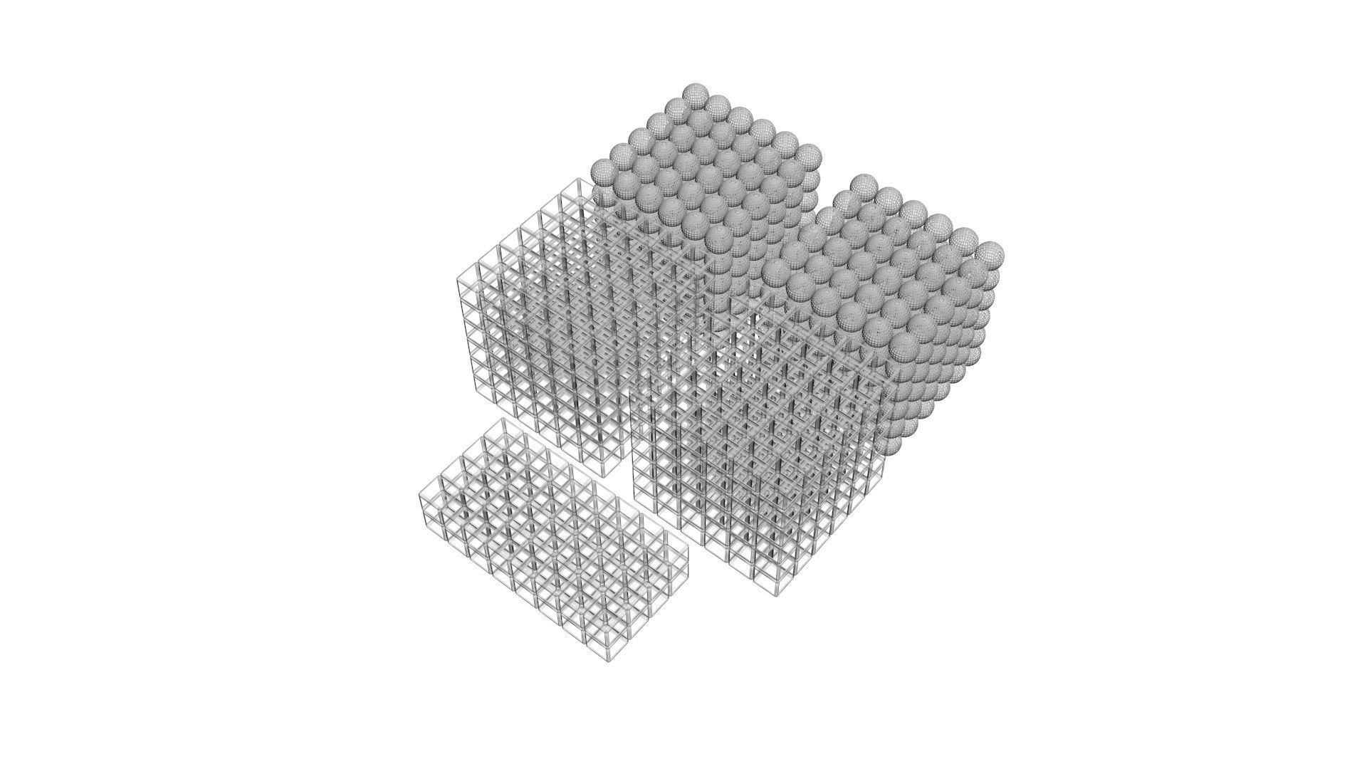 3D Print Ready Magnetic Balls and Cubes For Children As Toy 3D print model_8