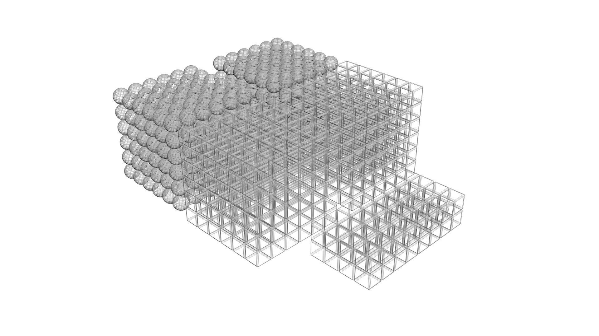 3D Print Ready Magnetic Balls and Cubes For Children As Toy 3D print model_7