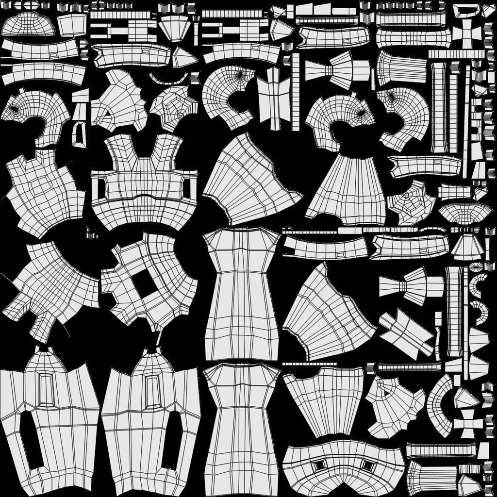 Steampunk Robot Low-poly 3D model_19