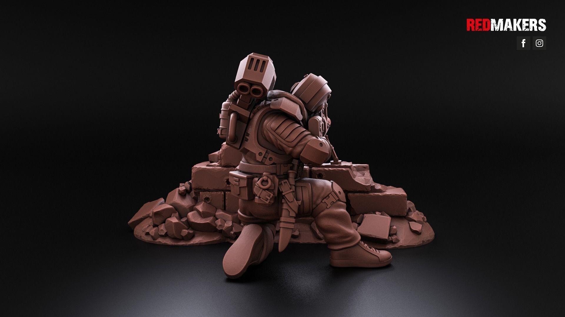 Airborne Division - Snipers of the Imperial Force 3D print model_13