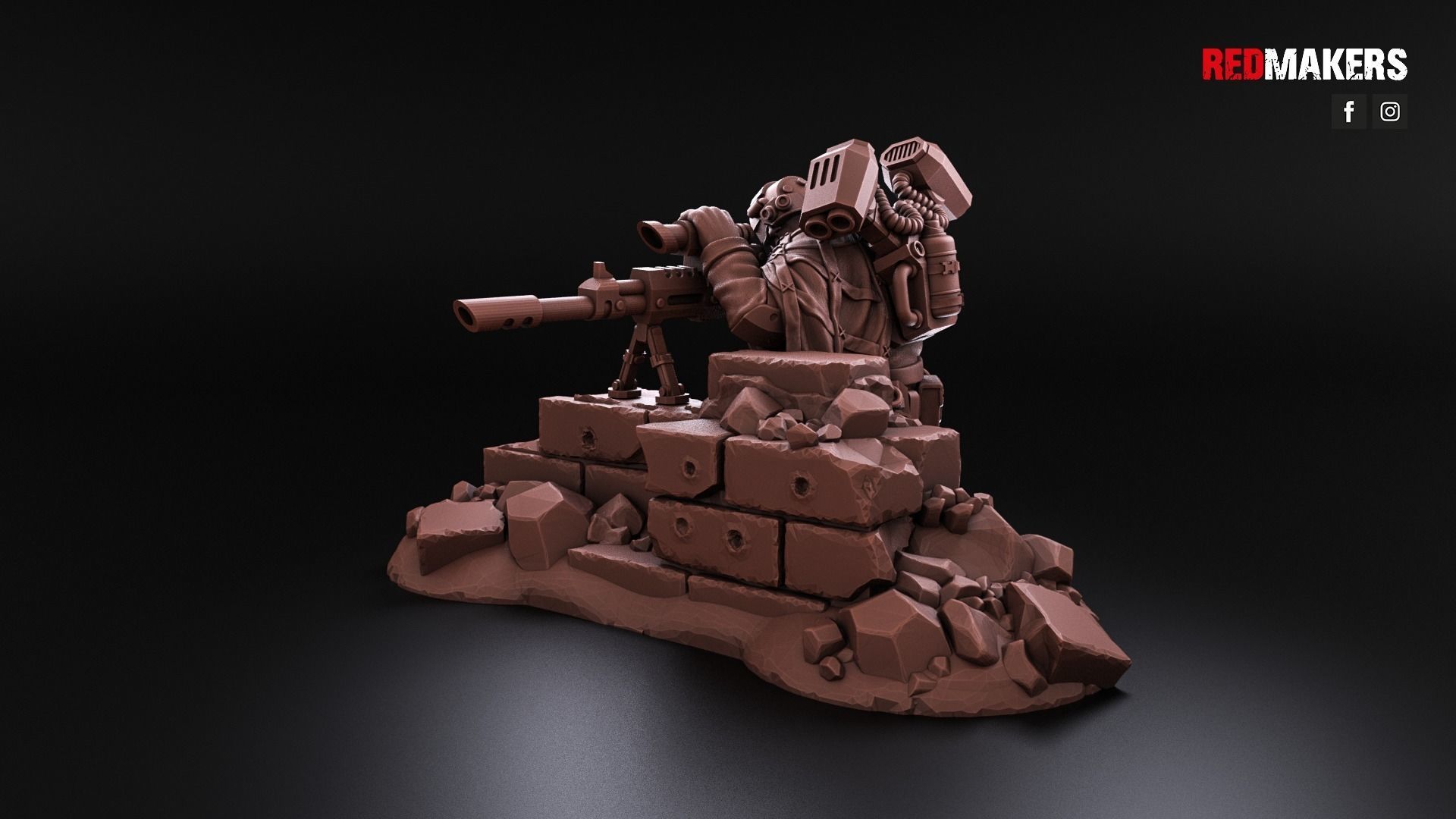 Airborne Division - Snipers of the Imperial Force 3D print model_11