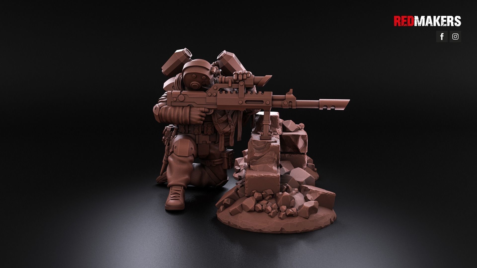 Airborne Division - Snipers of the Imperial Force 3D print model_12