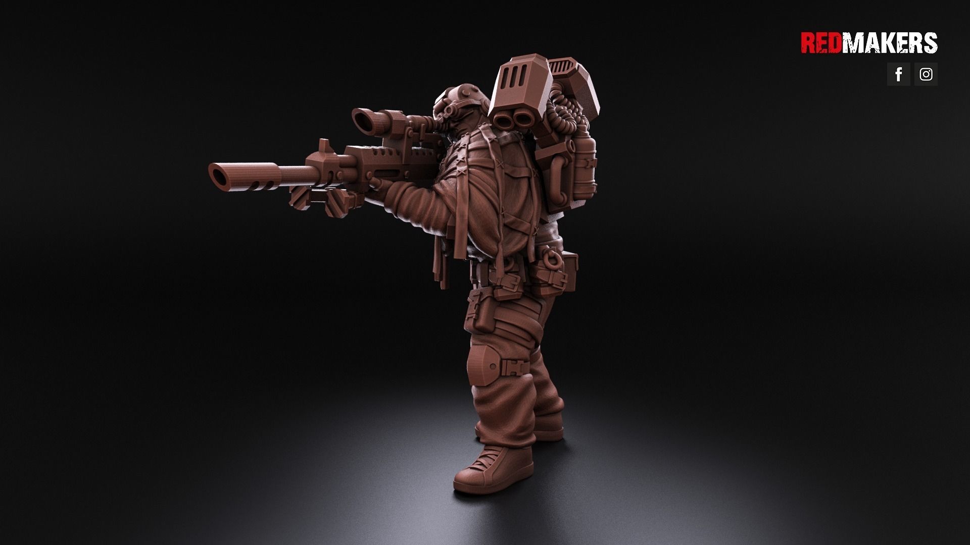 Airborne Division - Snipers of the Imperial Force 3D print model_10