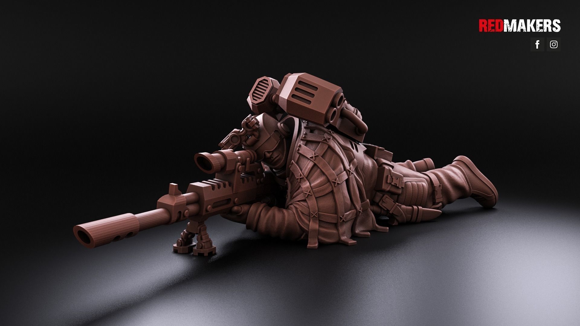 Airborne Division - Snipers of the Imperial Force 3D print model_5