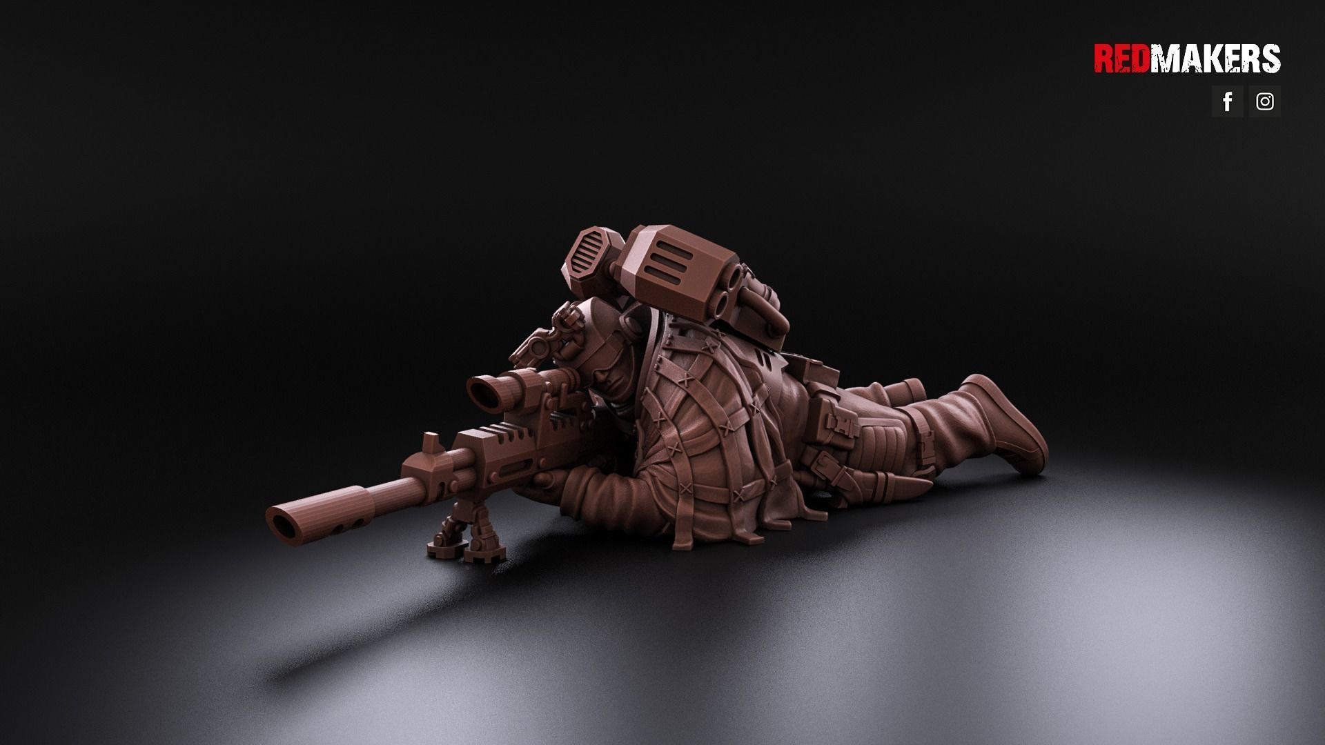 Airborne Division - Snipers of the Imperial Force 3D print model_15