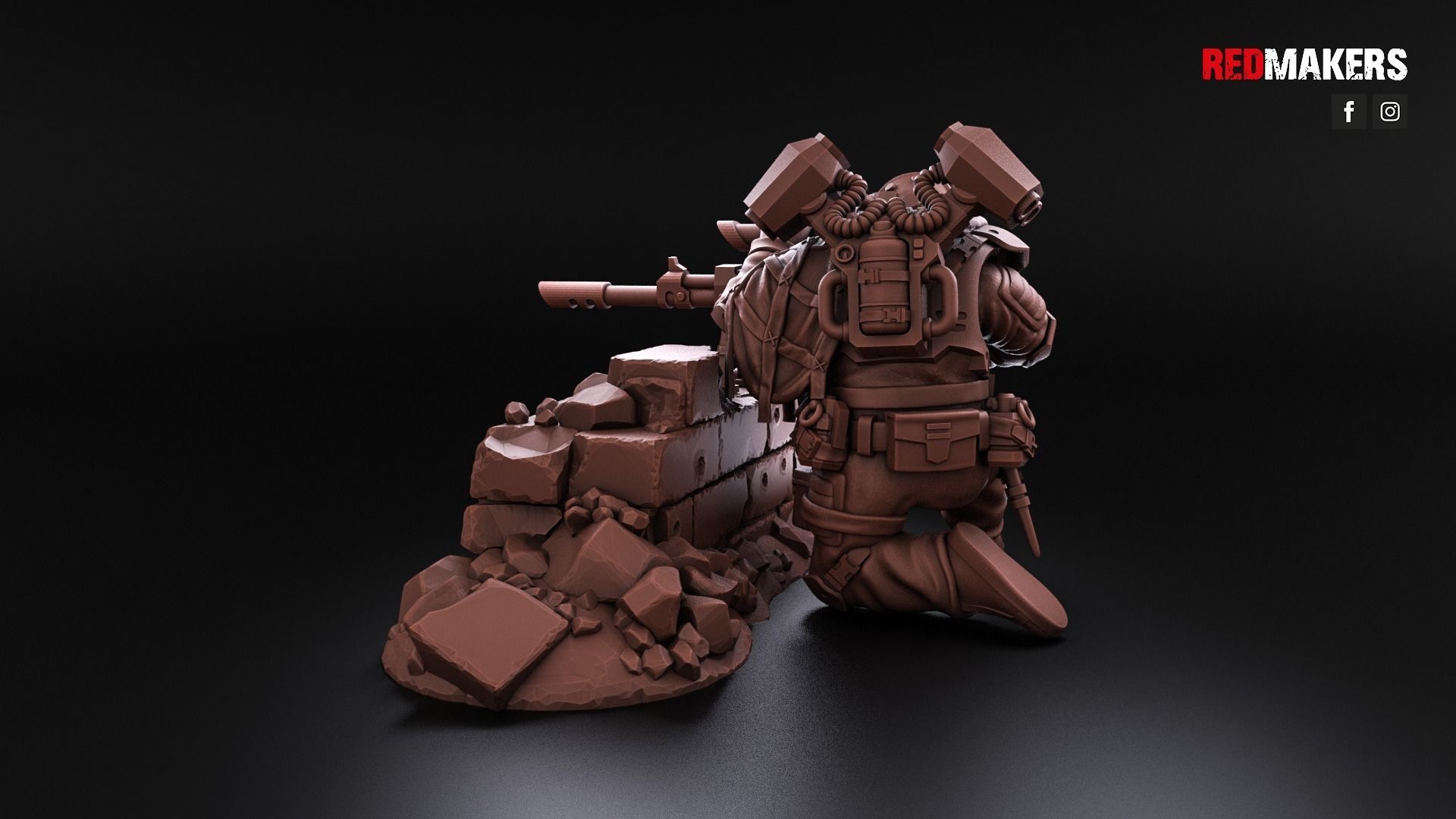 Airborne Division - Snipers of the Imperial Force 3D print model_14