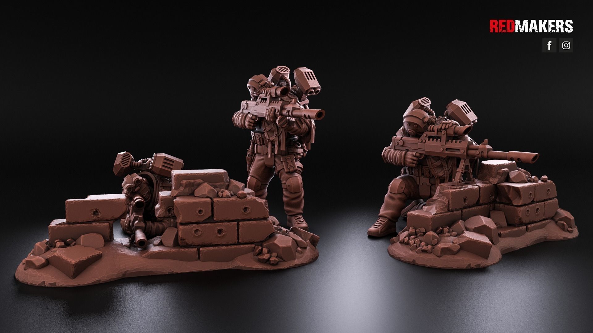 Airborne Division - Snipers of the Imperial Force 3D print model_2
