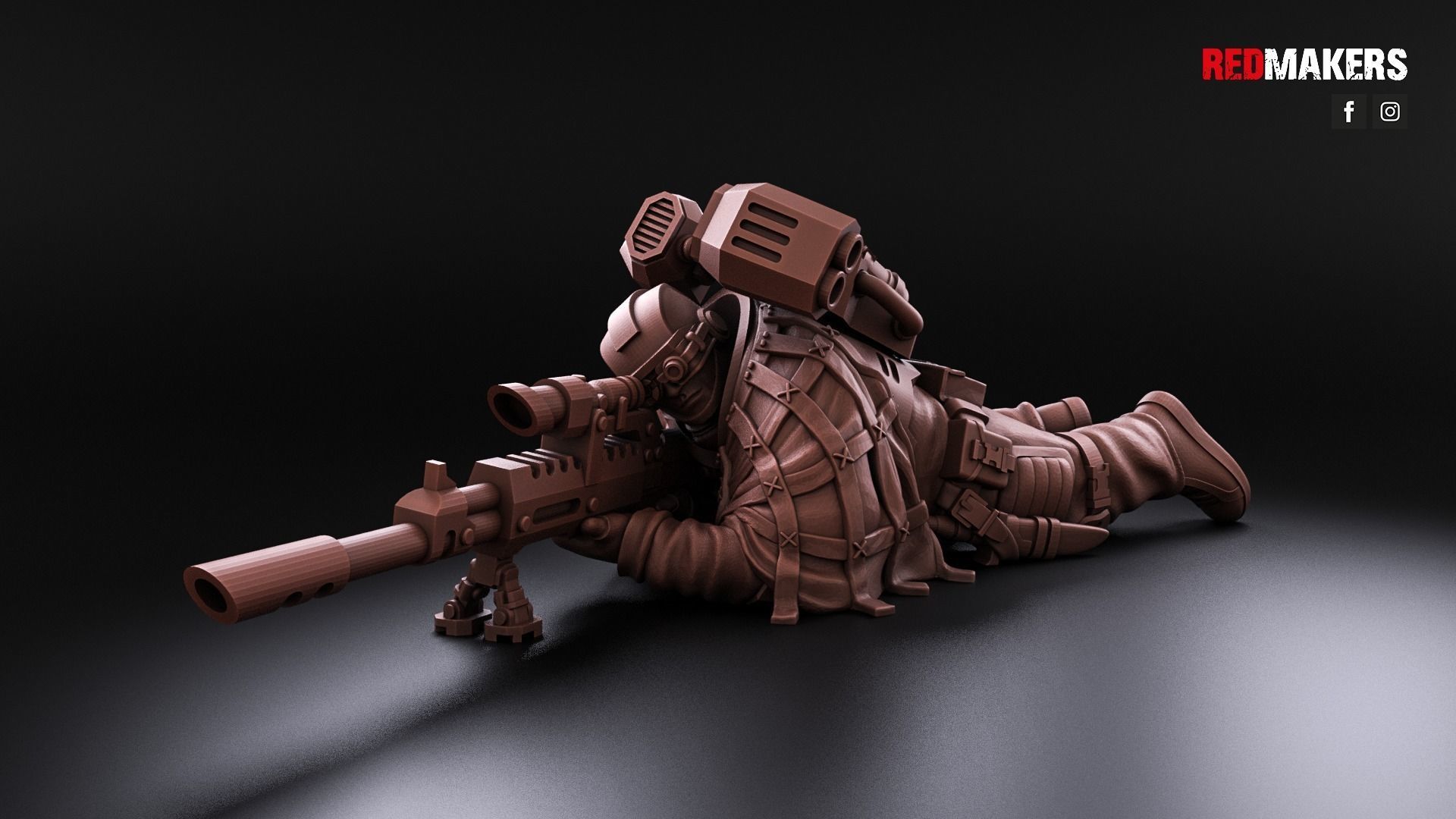 Airborne Division - Snipers of the Imperial Force 3D print model_6