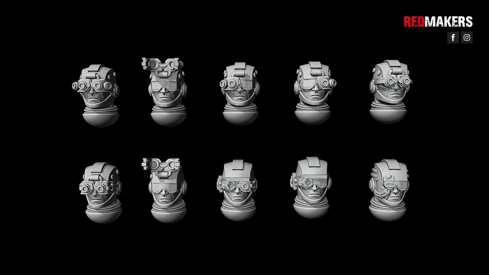 Airborne Division - Snipers of the Imperial Force 3D print model_28