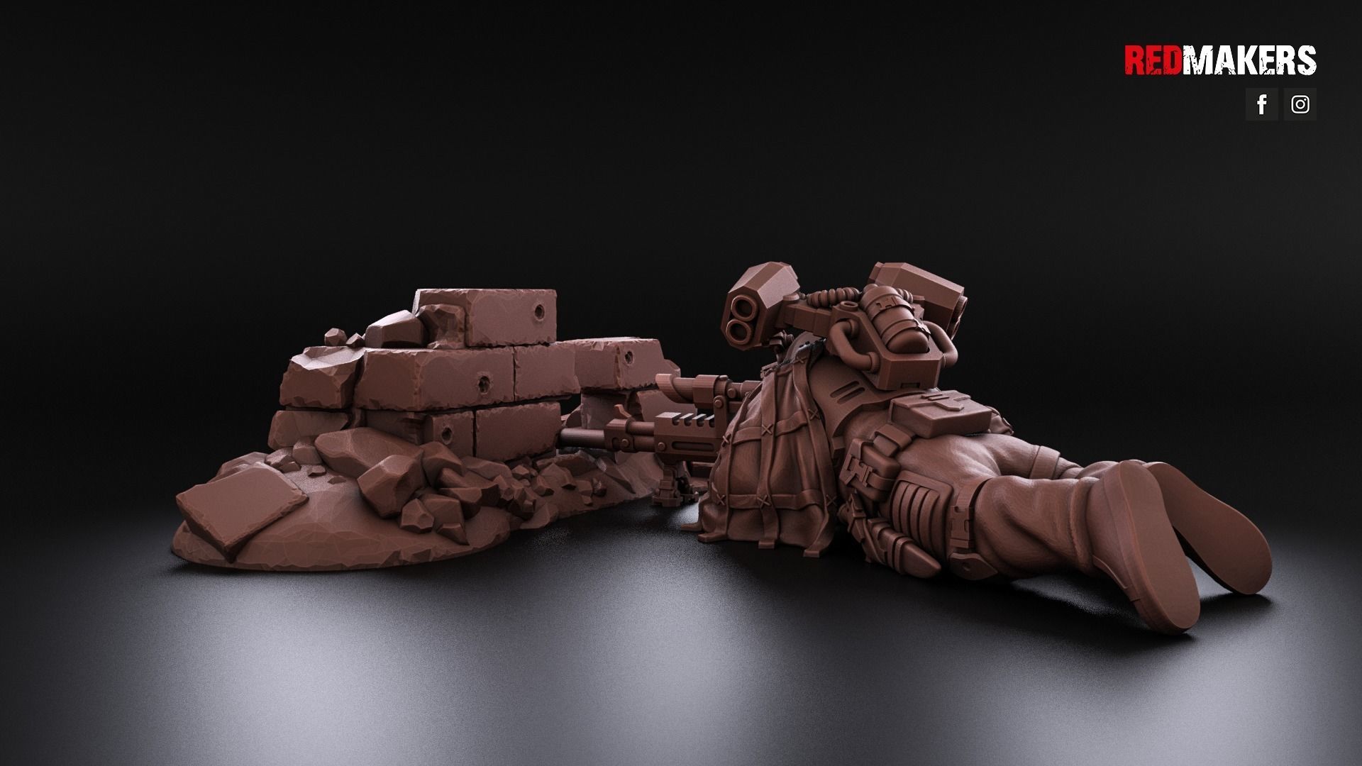 Airborne Division - Snipers of the Imperial Force 3D print model_17
