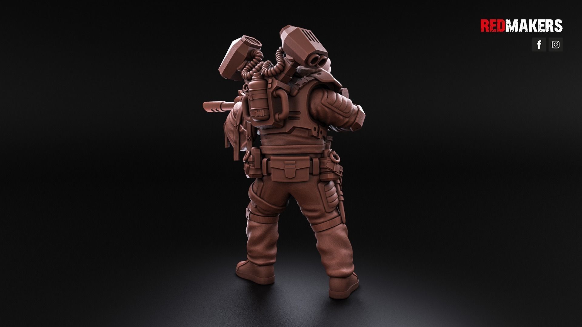 Airborne Division - Snipers of the Imperial Force 3D print model_9
