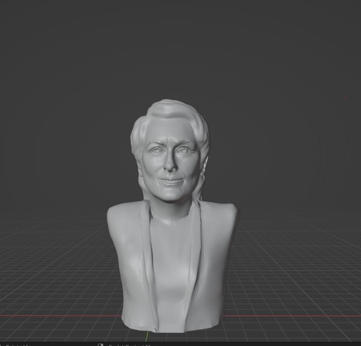 Meryl Streep 3D print model_16