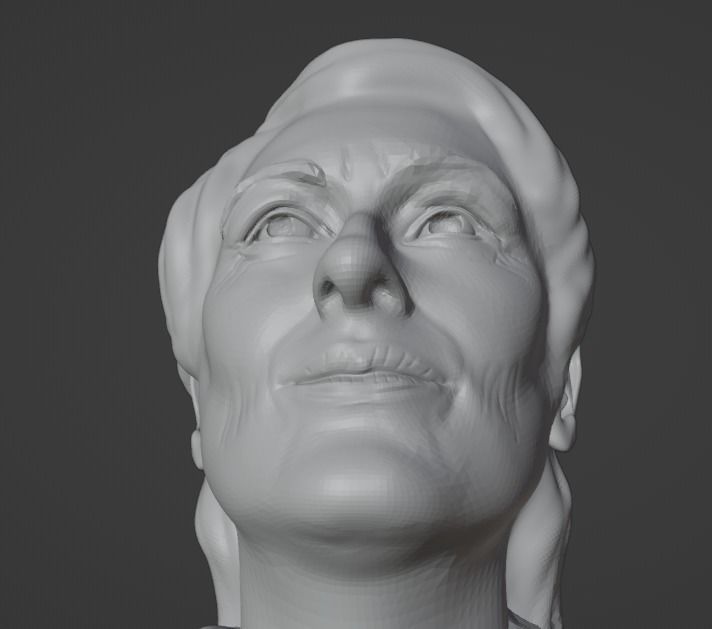 Meryl Streep 3D print model_19