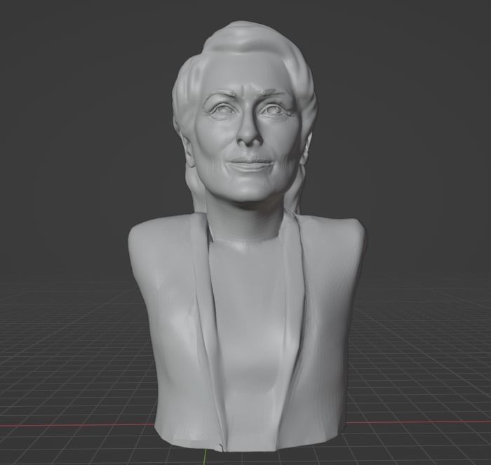 Meryl Streep 3D print model_4