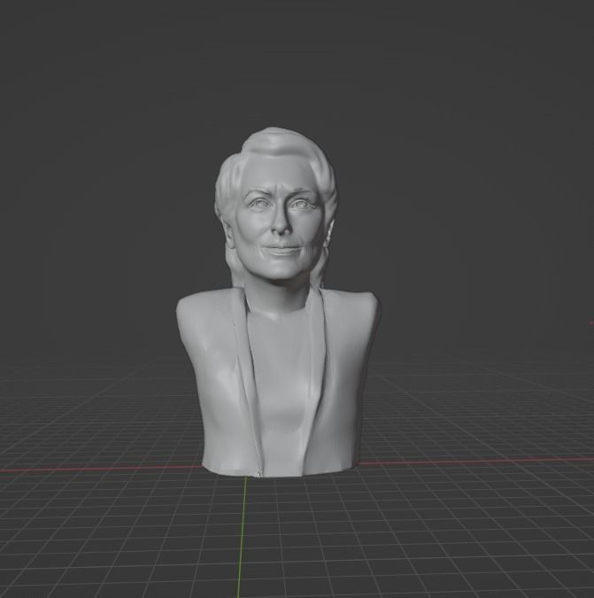 Meryl Streep 3D print model_9