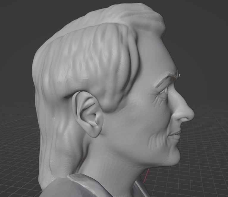 Meryl Streep 3D print model_22