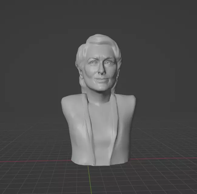Meryl Streep 3D print model_0