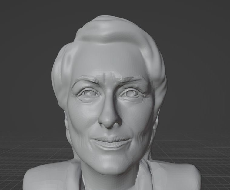 Meryl Streep 3D print model_6