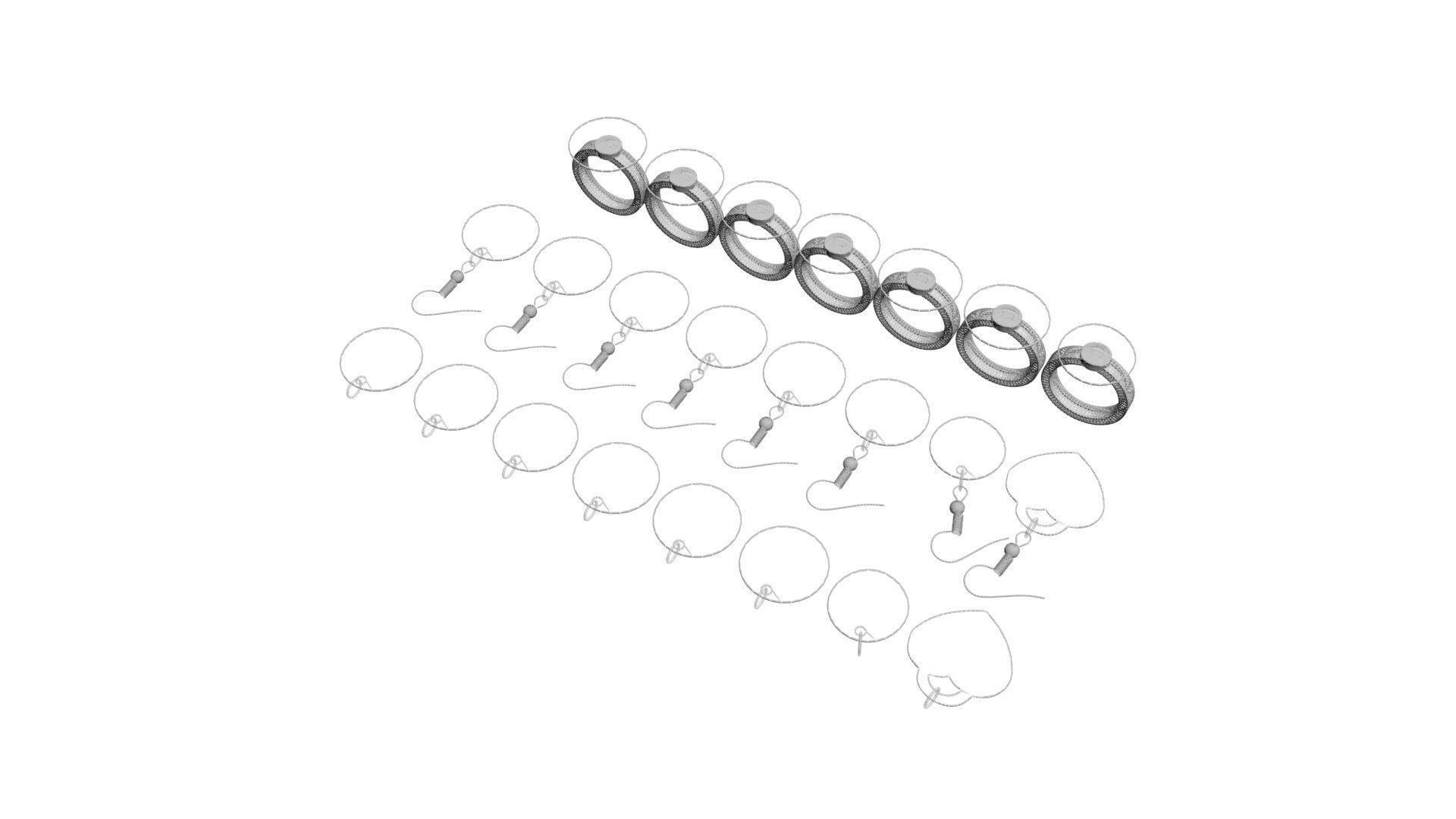 BTS Jewelries Set 3D print model_12