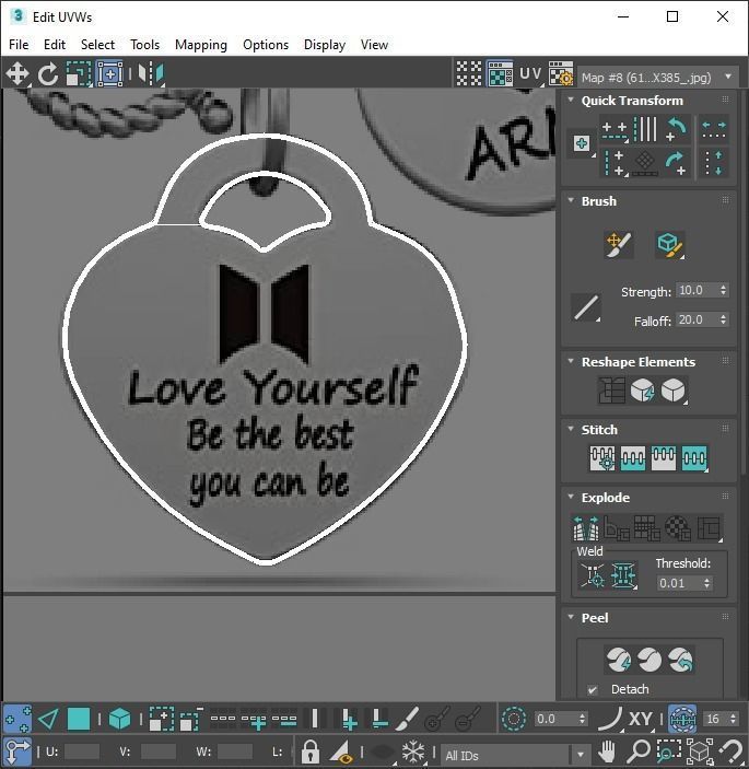 BTS Jewelries Set 3D print model_15