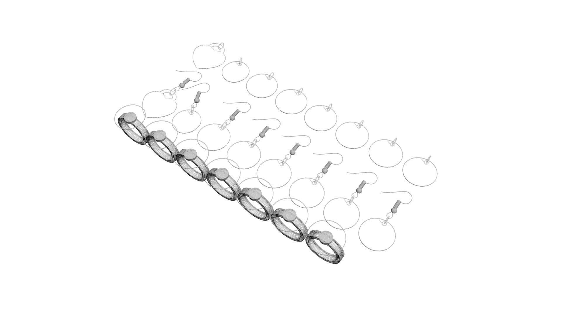 BTS Jewelries Set 3D print model_10