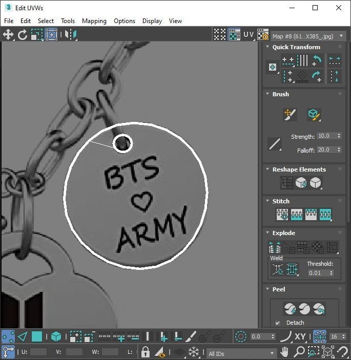 BTS Jewelries Set 3D print model_16