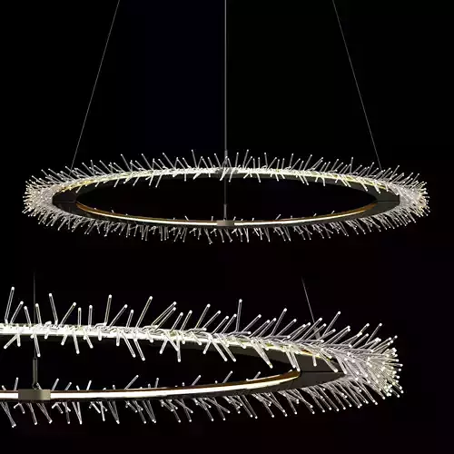 ANEMONE CIRCULAR 37 WIDE GOLD PENDANT