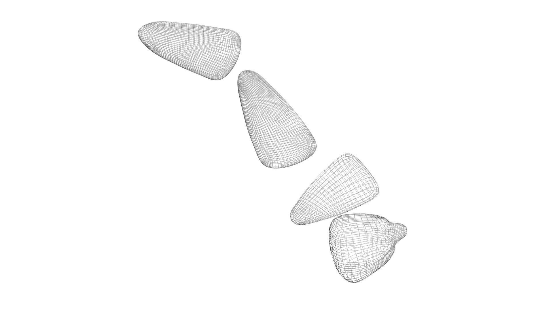 Candy Corns Set 3D model_16