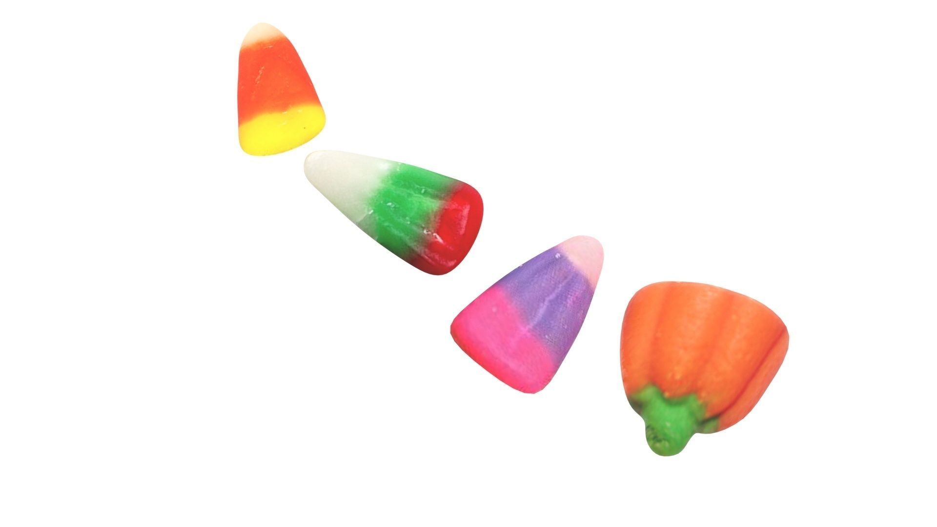 Candy Corns Set 3D model_8