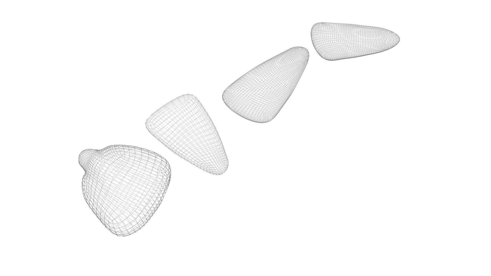 Candy Corns Set 3D model_14