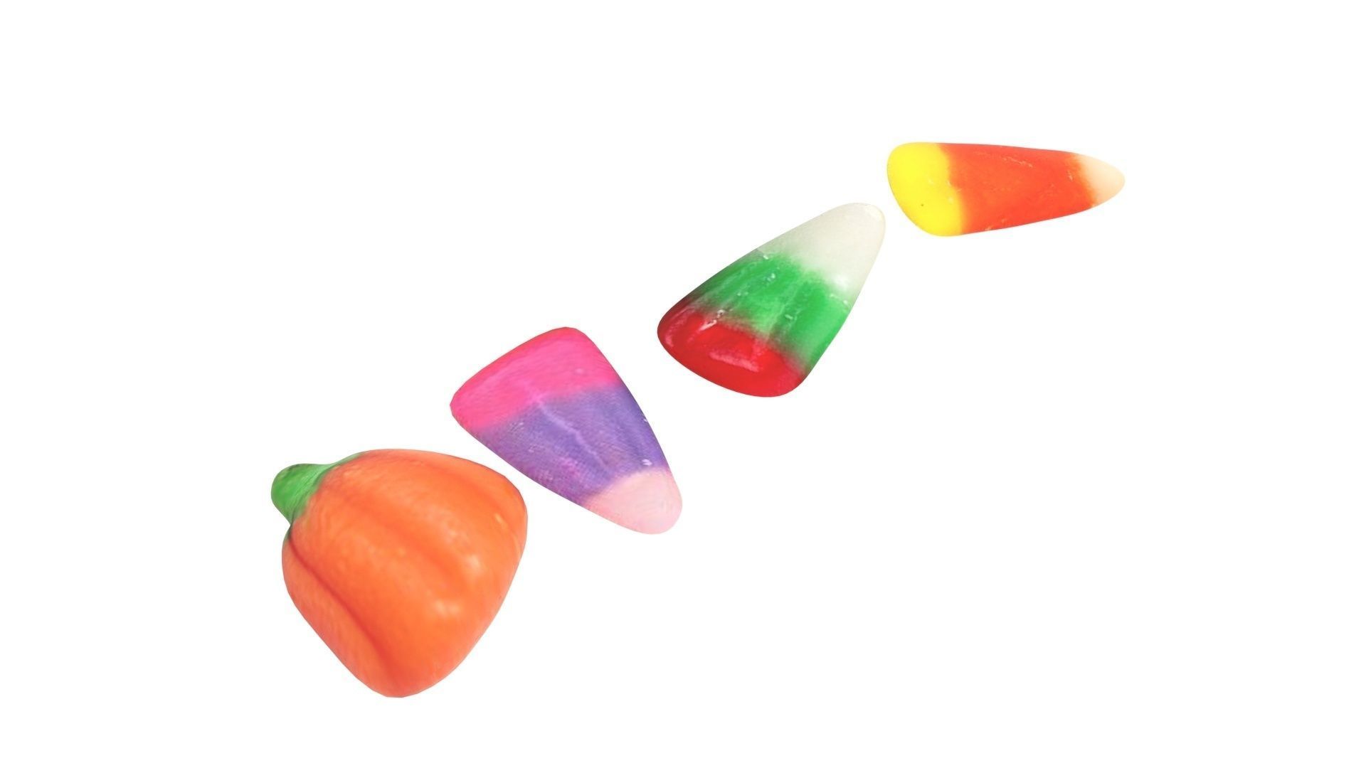 Candy Corns Set 3D model_9