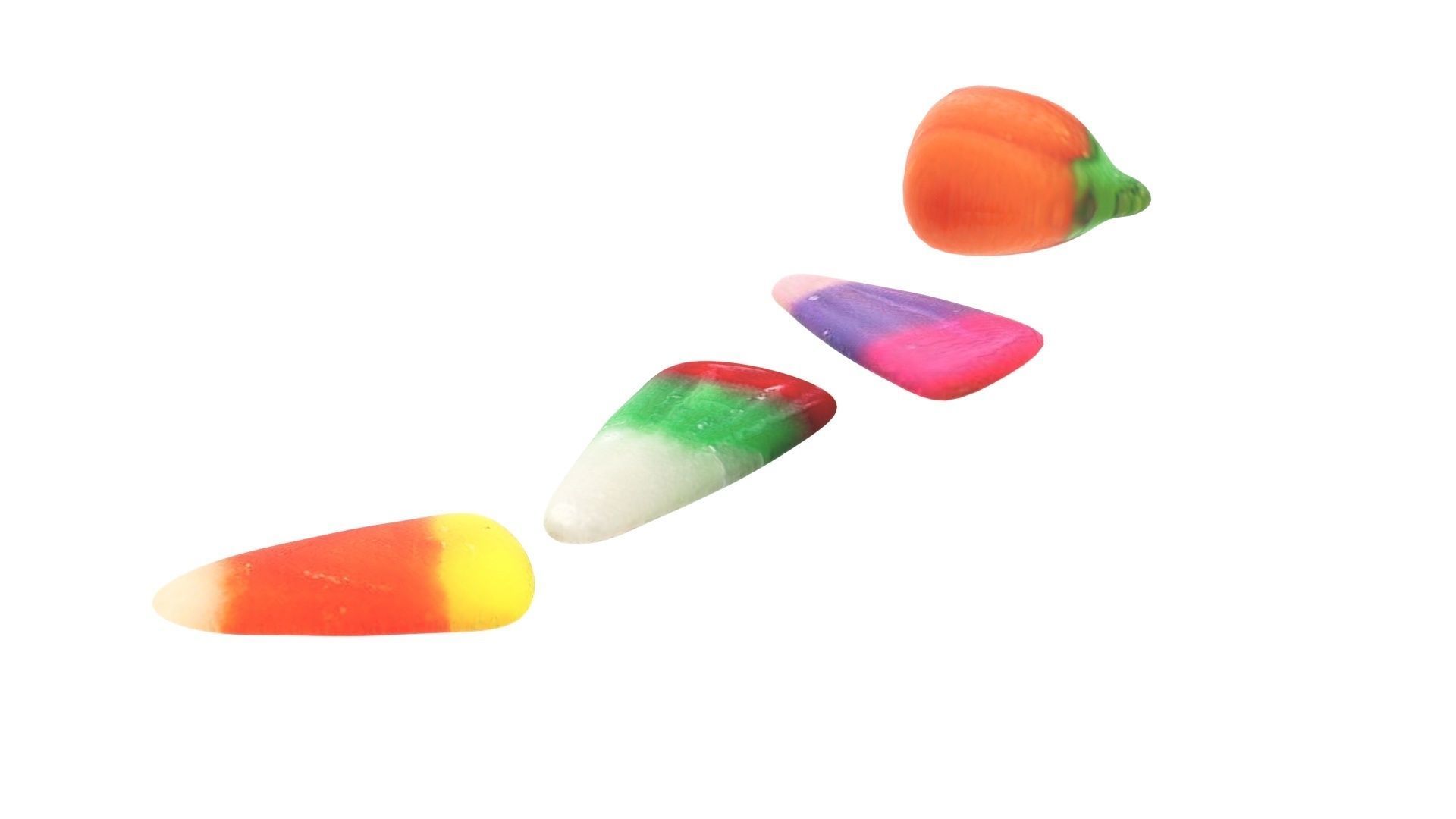 Candy Corns Set 3D model_7