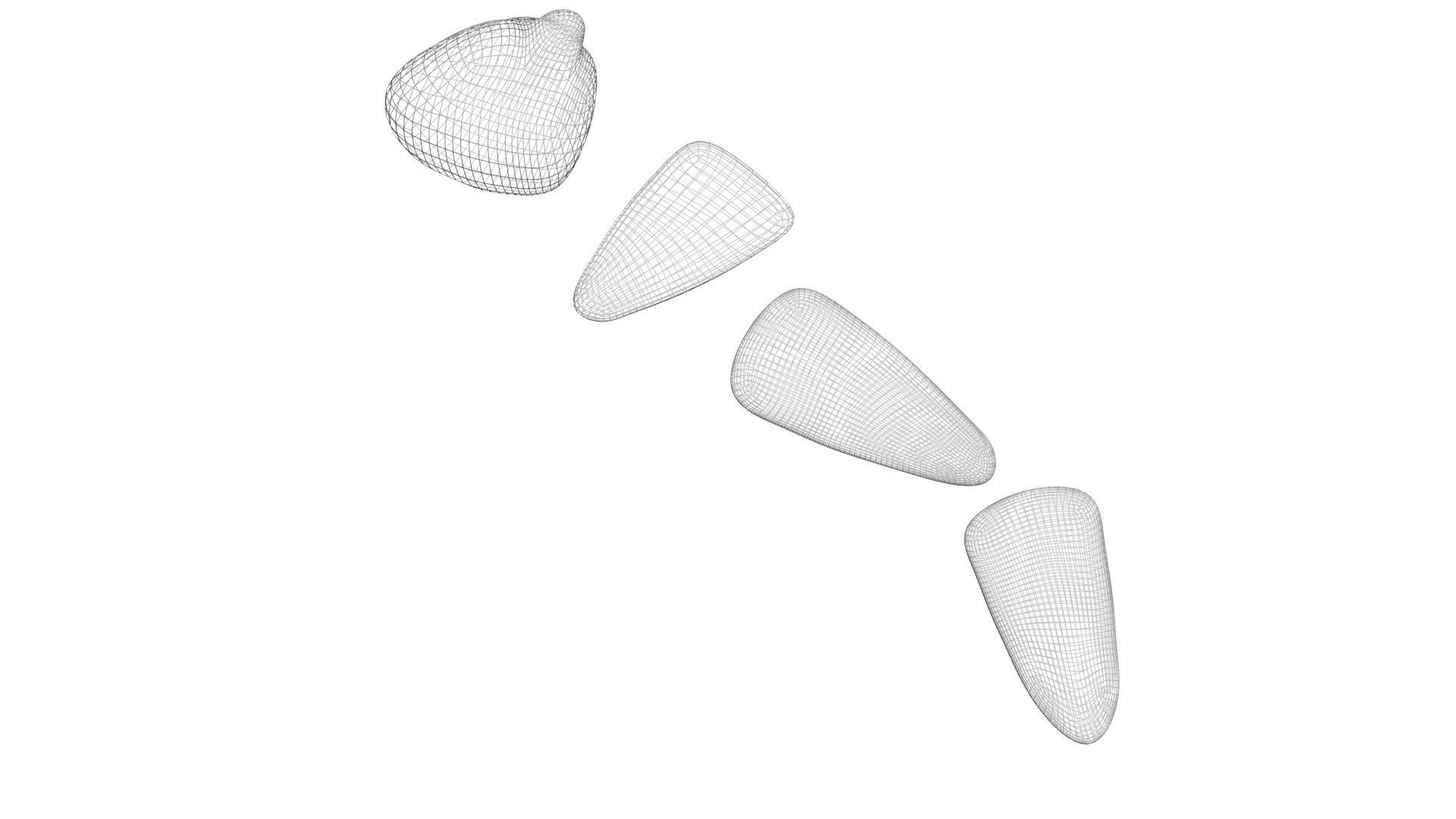 Candy Corns Set 3D model_15