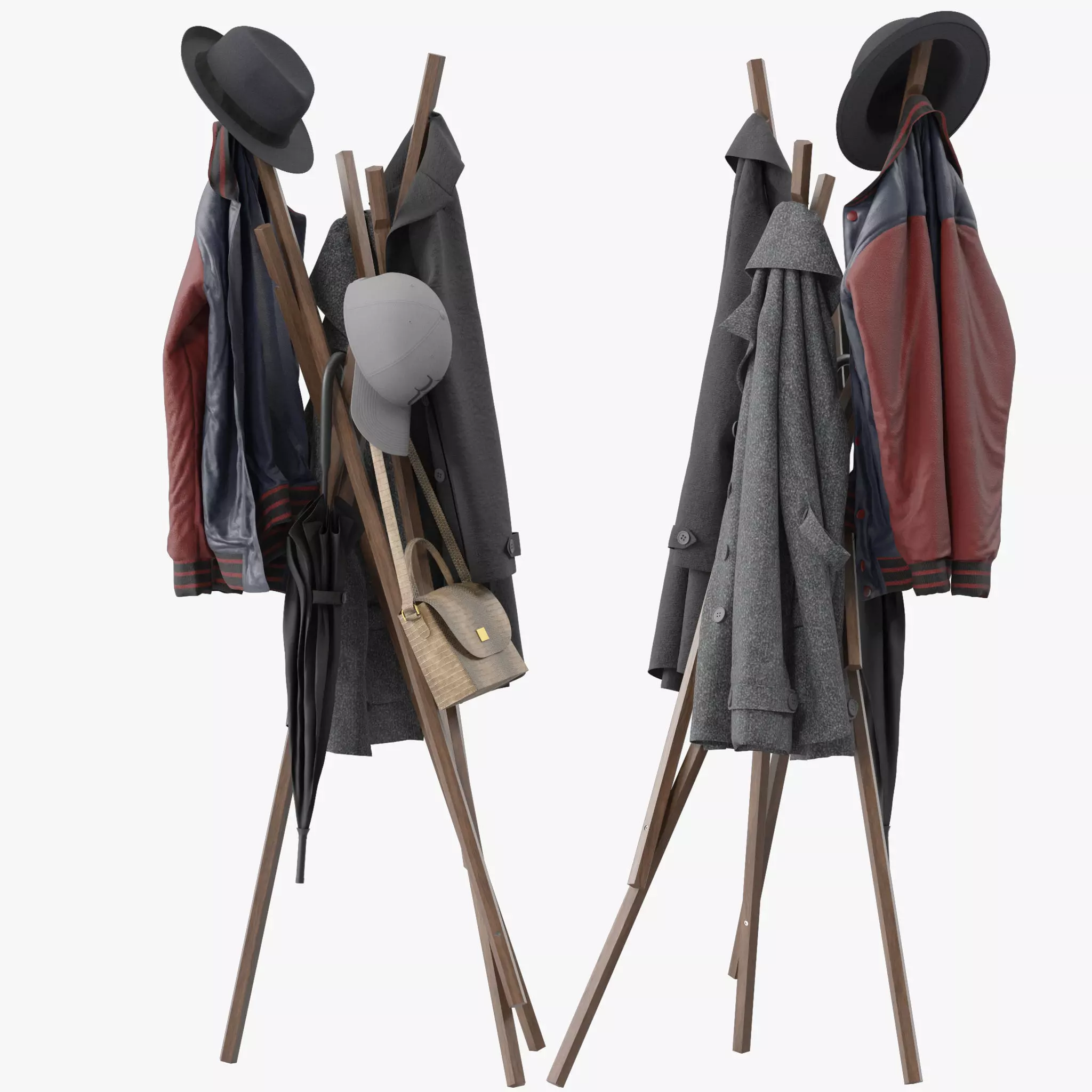 STICKS Coat stand by Schonbuch 3D model