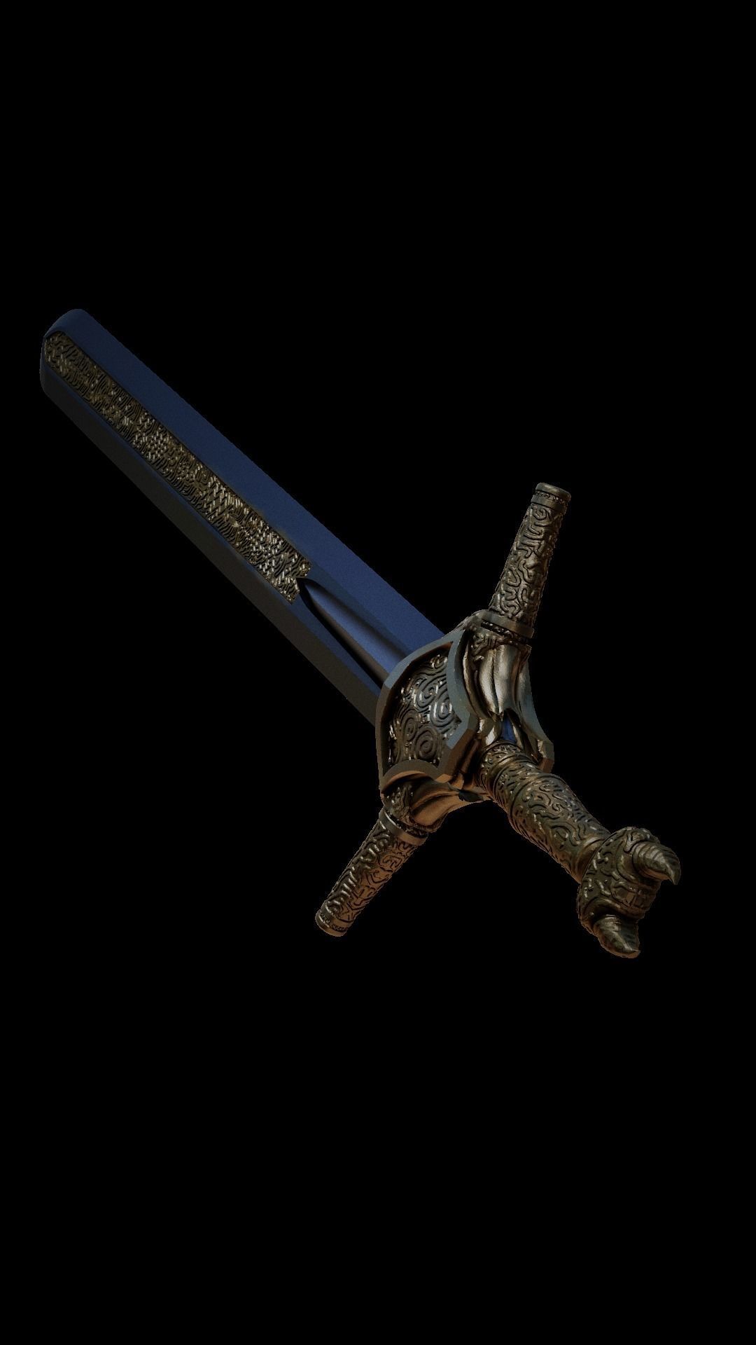 Xenk  sword from DnD Honor among Thieves 3D print model_1
