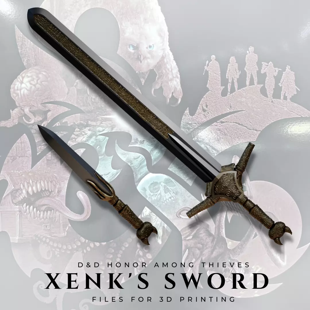 Xenk  sword from DnD Honor among Thieves 3D print model_0