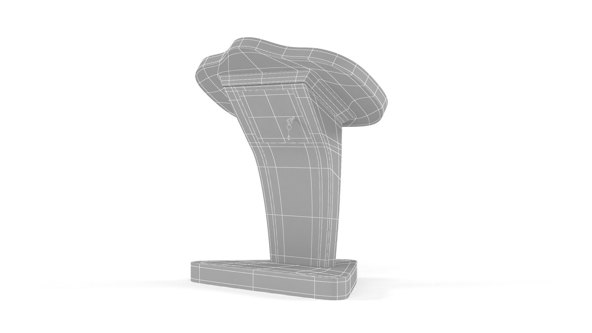 Electronic Kiosk 3D model_10