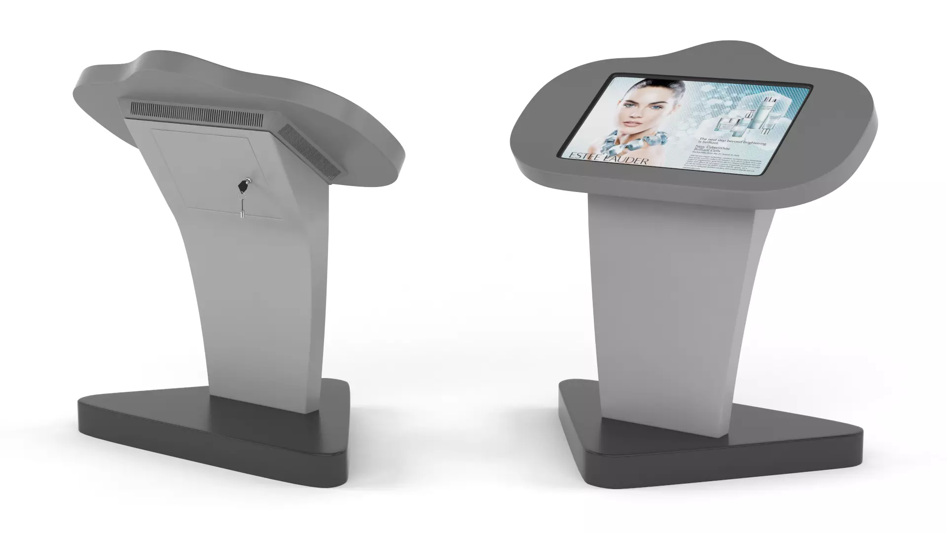 Electronic Kiosk 3D model_0