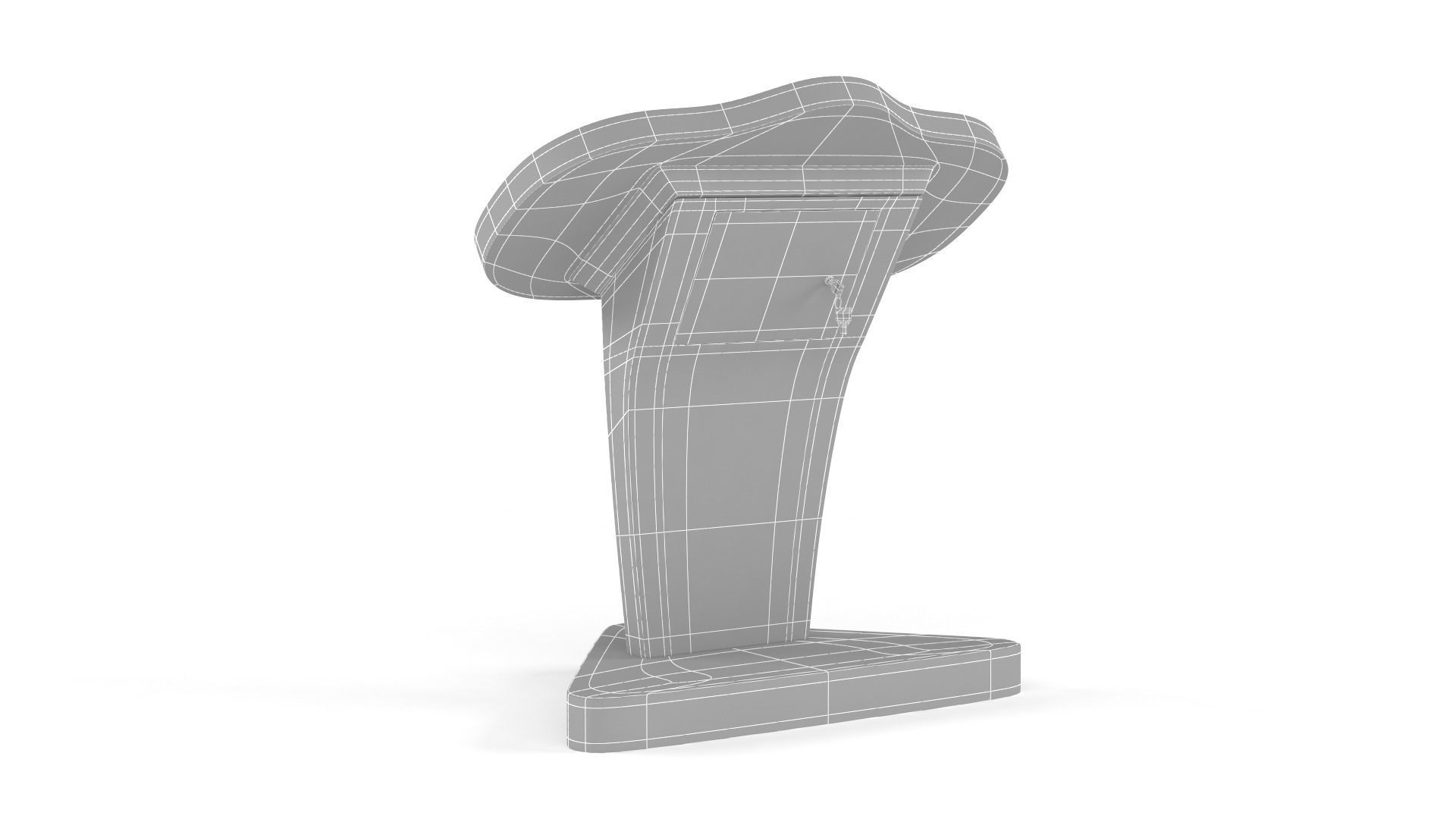 Electronic Kiosk 3D model_9
