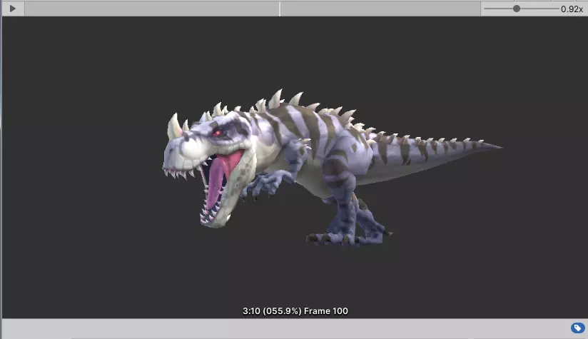 DINO 45 Low-poly 3D model_0