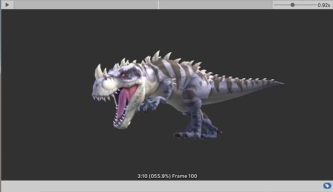 DINO 45 Low-poly 3D model