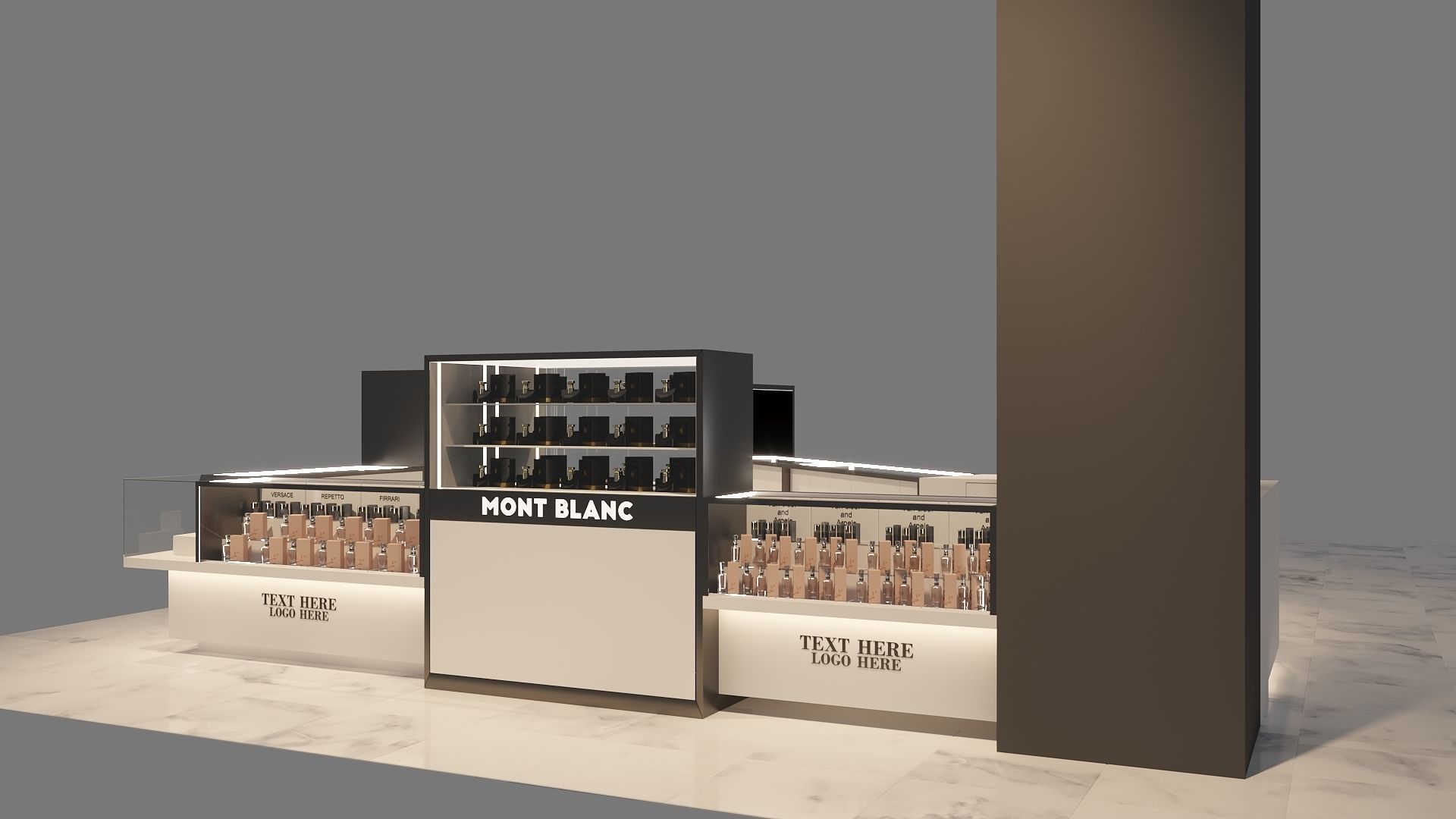 BEAUTY STORE FULL 3D SCENE 3D model_2