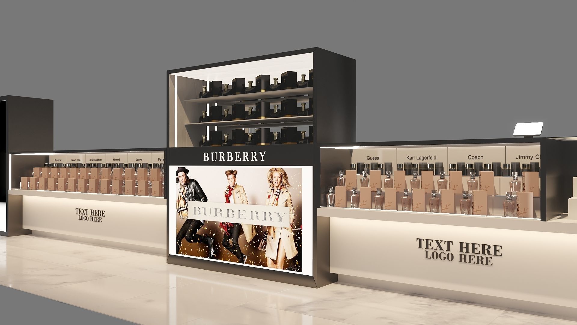 BEAUTY STORE FULL 3D SCENE 3D model_8