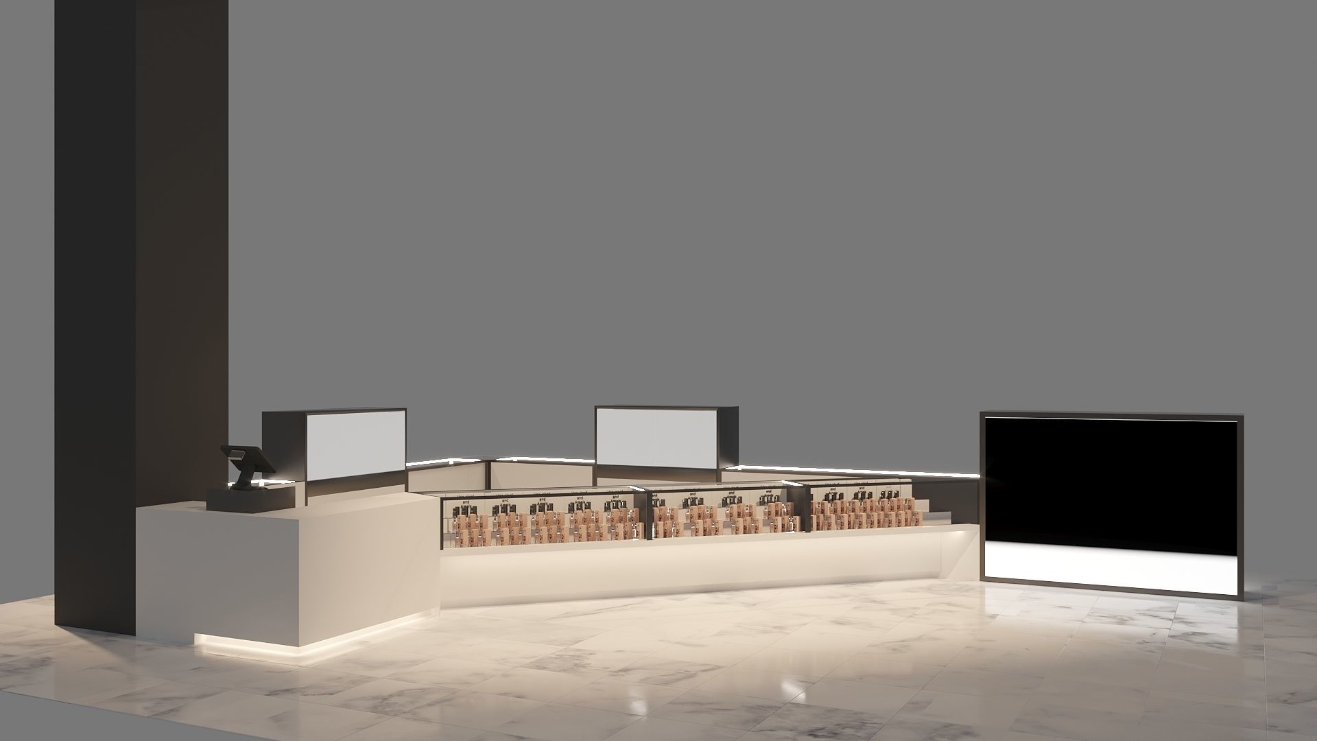 BEAUTY STORE FULL 3D SCENE 3D model_3