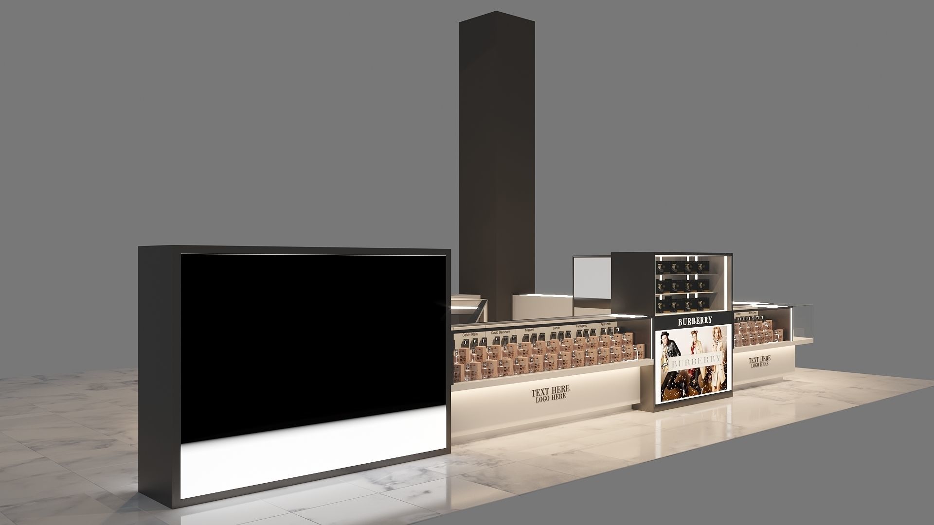 BEAUTY STORE FULL 3D SCENE 3D model_5