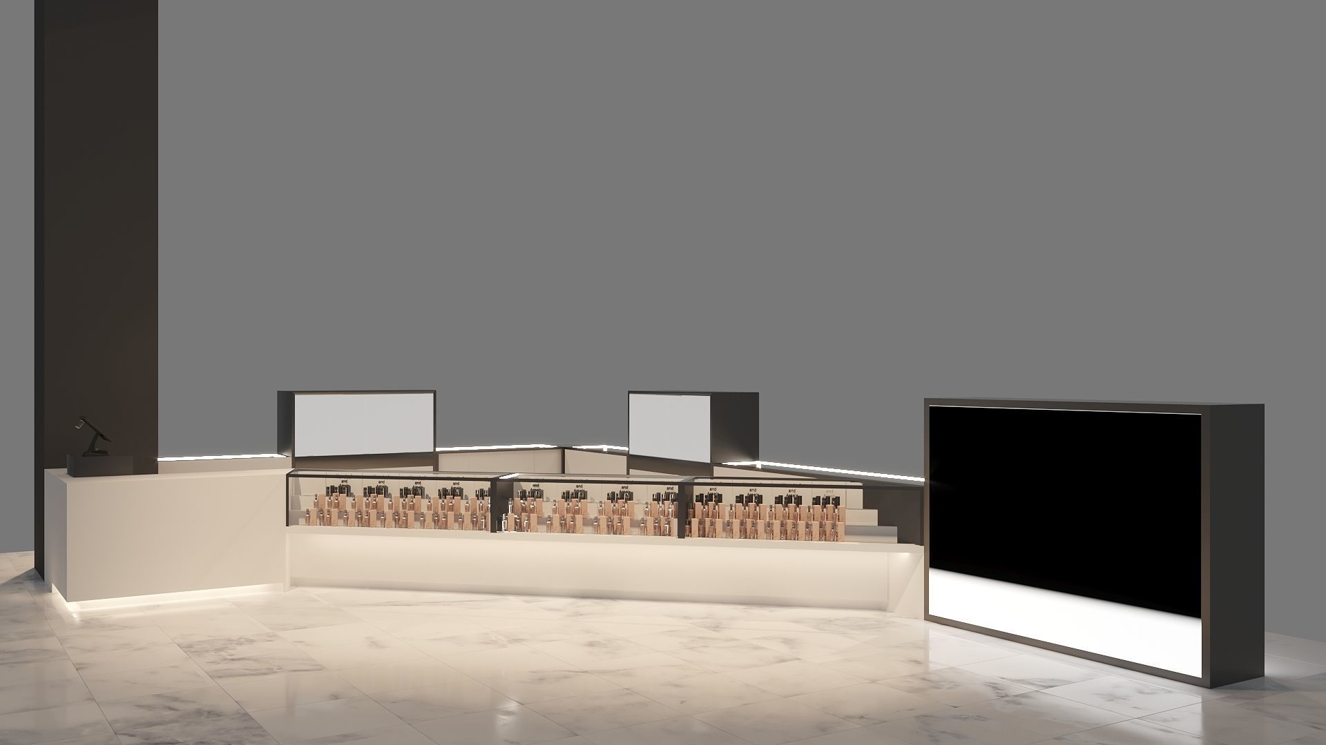 BEAUTY STORE FULL 3D SCENE 3D model_4