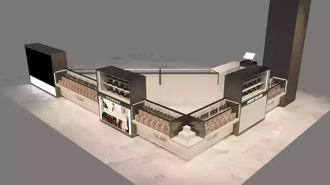 BEAUTY STORE FULL 3D SCENE