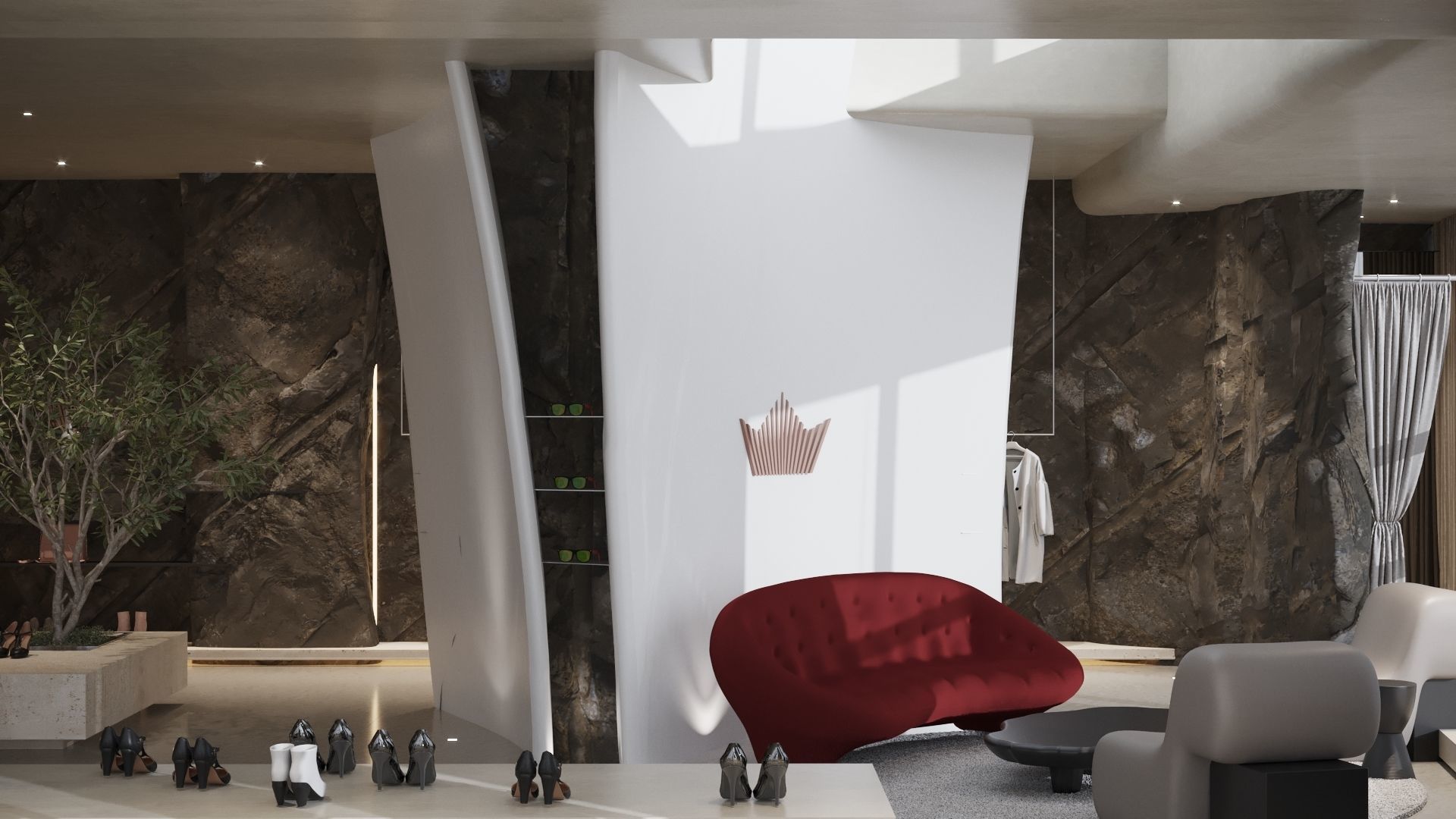 LUXURY BRAND STORE FULL 3D SCENE 3D model_13