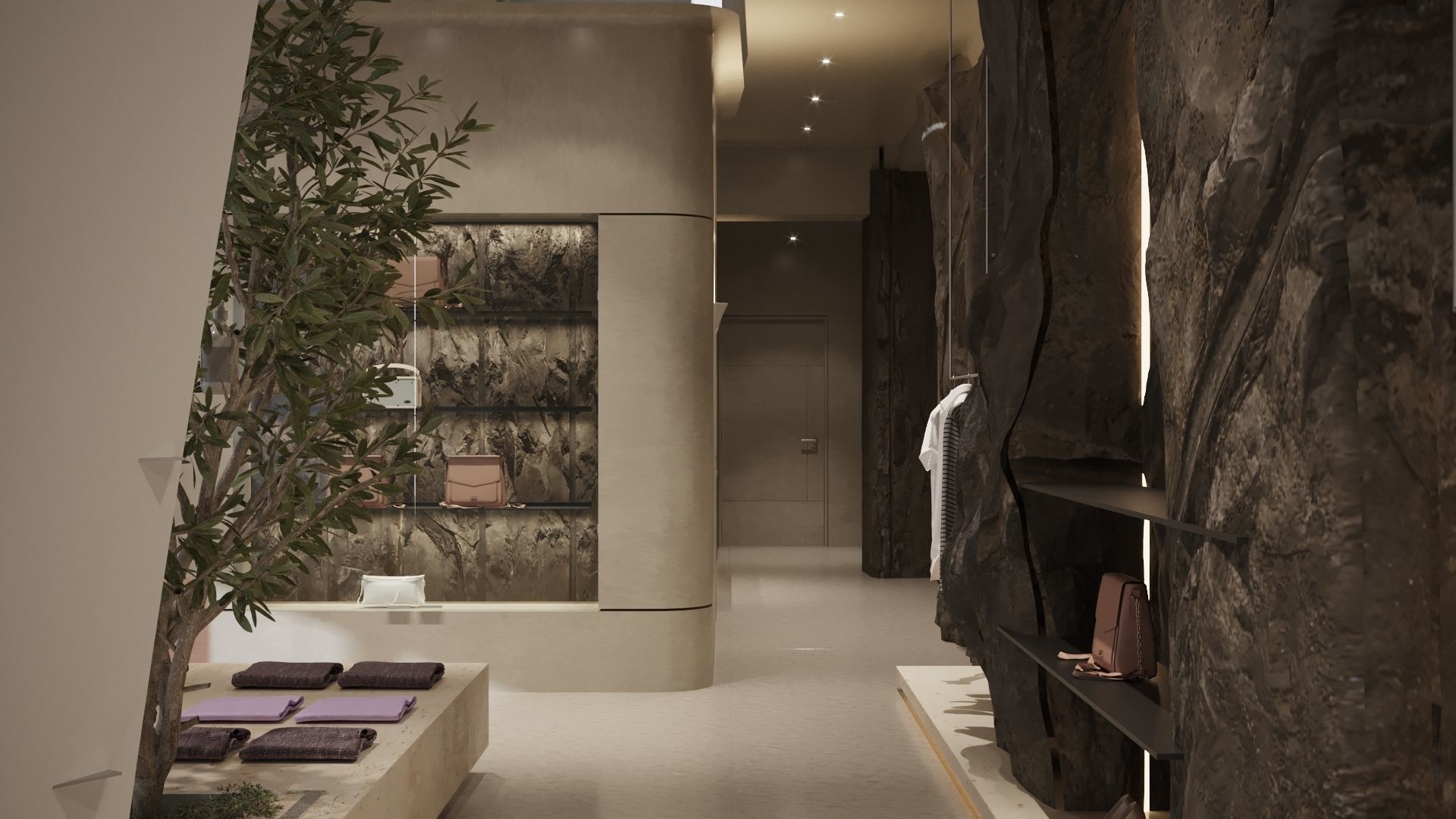 LUXURY BRAND STORE FULL 3D SCENE 3D model_14